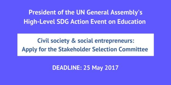 Speakers and Selection Committee Members to United Nations High-level Action Event on Education
