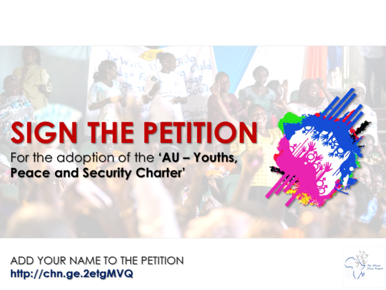 African Union – Youths, Peace and Security Charter Petition