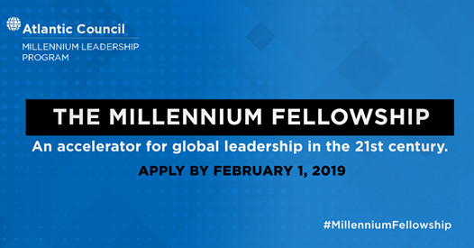 Atlantic Council Millennium Fellowship For Global Leaders 2019