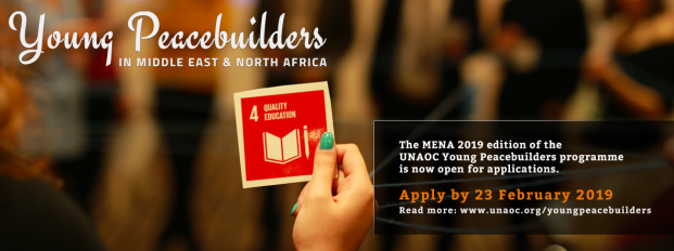 UNAOC Young Peacebuilders in MENA 2019 (Fully Funded)