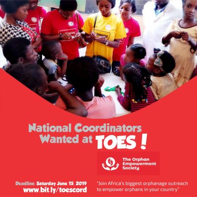 Call For National Coordinator at TOES 2019